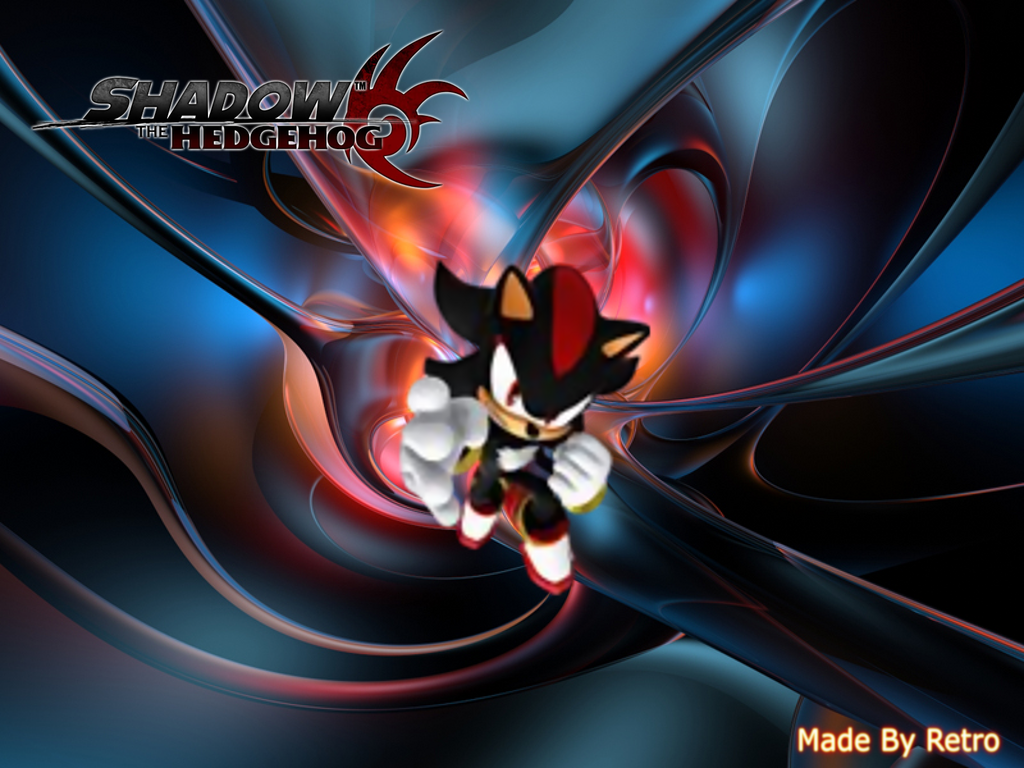 [Wallpaper] Shadow the Hedgehog. i got bored. see what i mean.