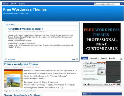 Blu Mag WordPress Theme