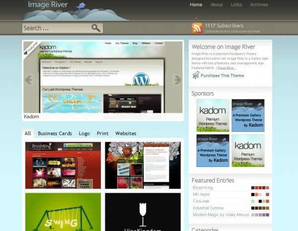 Image River Premium WordPress Theme