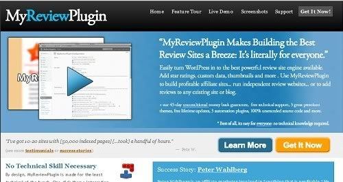 MyReviewPlugin Homepage