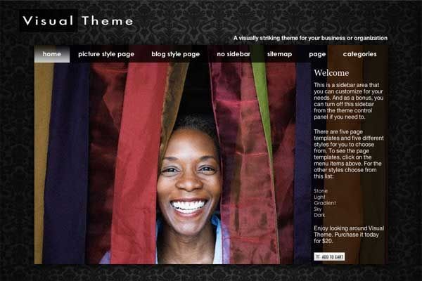 Visual WordPress Theme