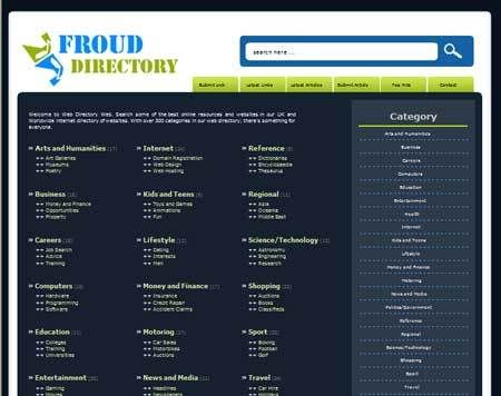 Froud Directory Free phpLD 3.3 Templates