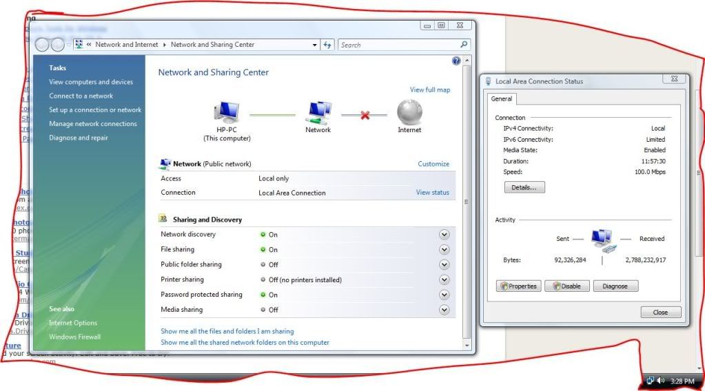 Lost Internet Connection Windows Vista