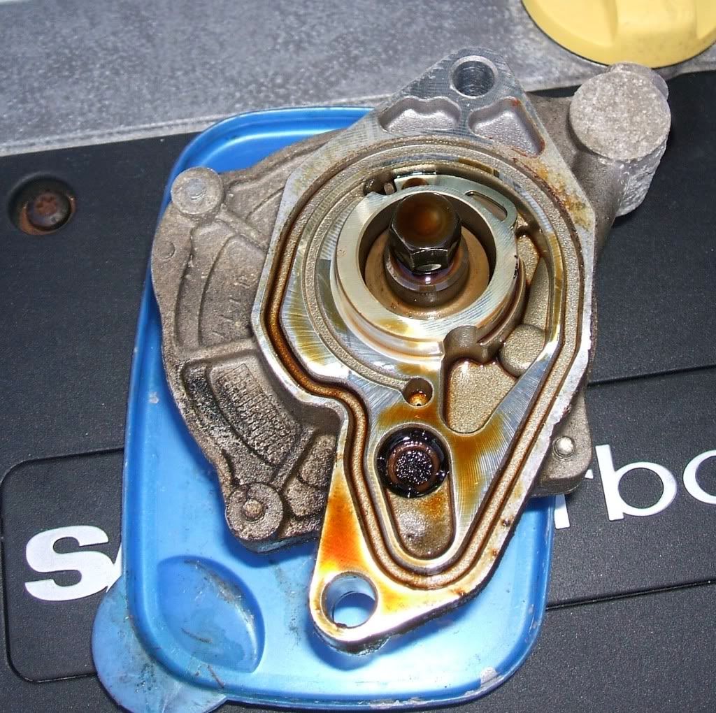Vacuum pump oil leak woes SaabCentral Forums