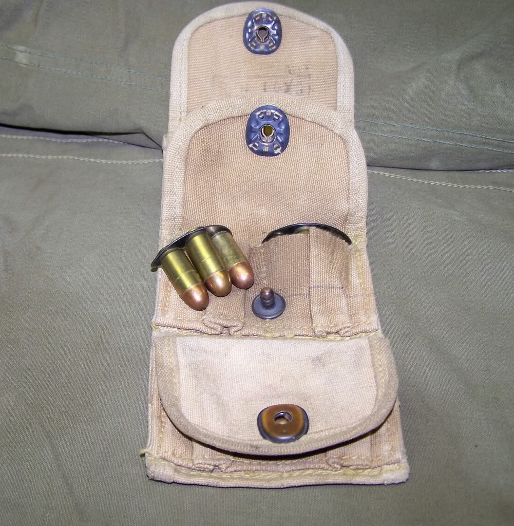 WW I ammo pouch for M1917 revolver.