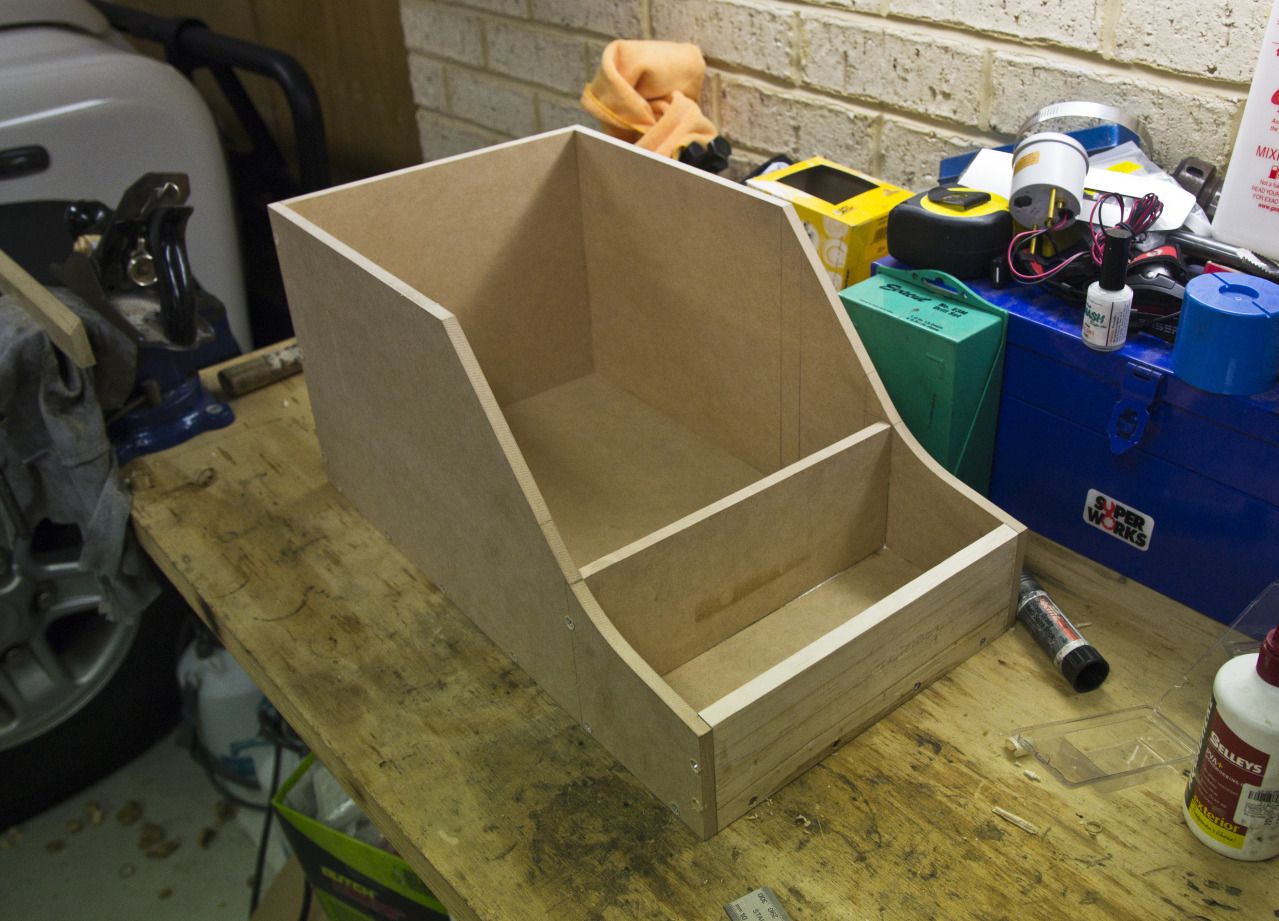 Defender Cubby Box with Gauge/Switch Panel