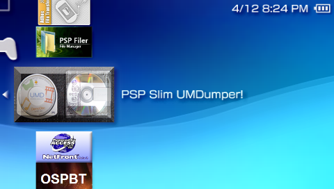 Psp umd dumper for slim only.