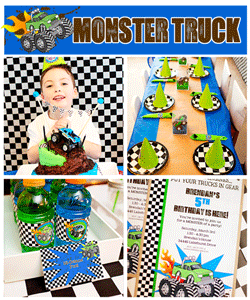 Monster Truck Birthday Cakes on Amanda S Parties To Go  Free Halloween Hershey Kiss Printables