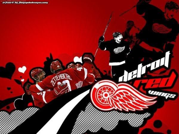 red wings screensaver