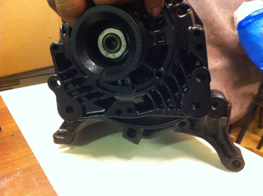 mk3 ABF alternator on a mk2 8v Club GTI