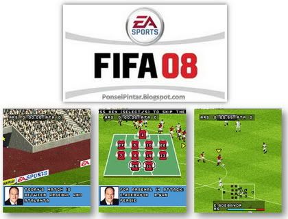 fifa 2008, mobile game, ponsel