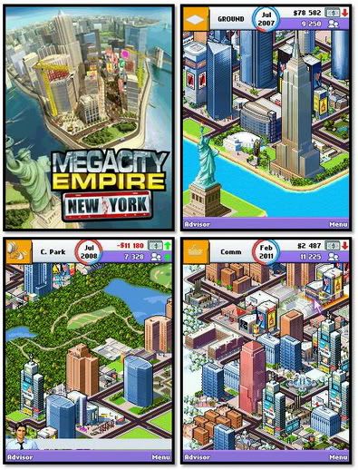 megacity empire, java, symbian, mobile game