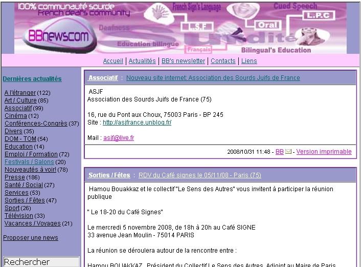 rencontre sourds france