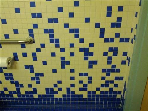 Tetris Bathroom Tiles