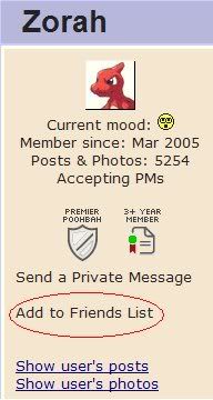 On Personal Profile page...