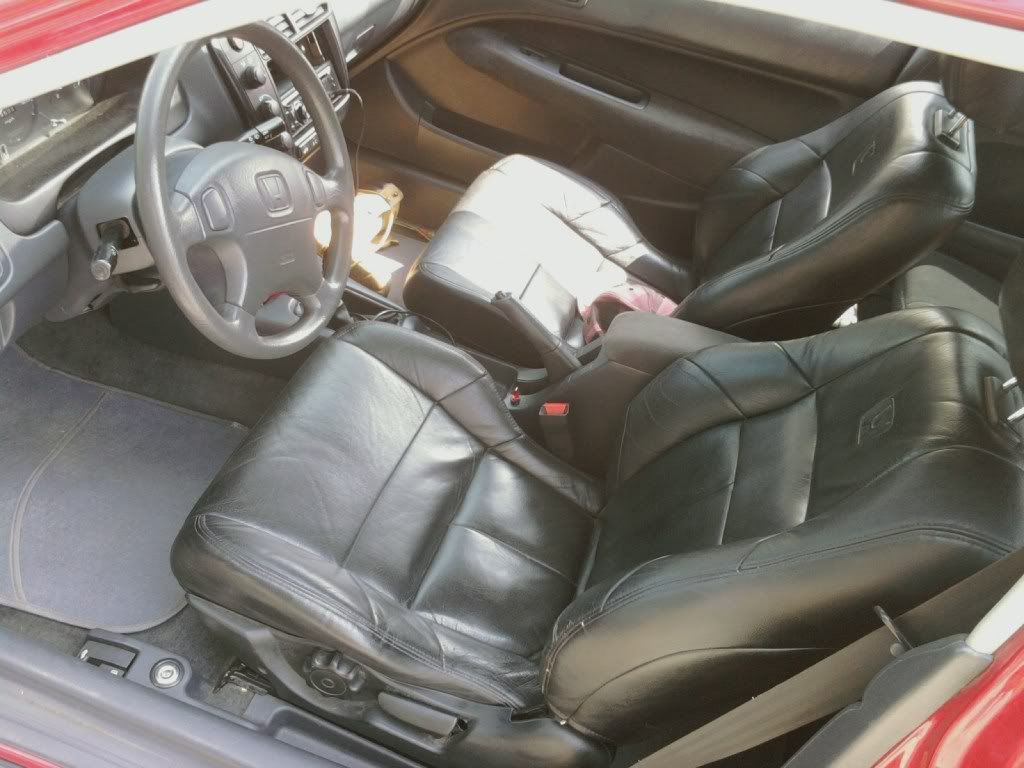 2001 Honda prelude leather seats