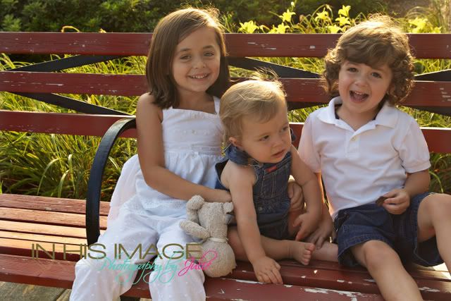 Sibling smiles