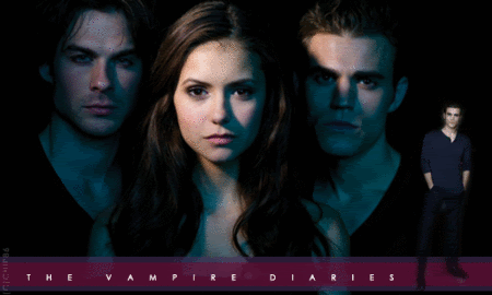 Damon, Elena and Stefan (Animated)