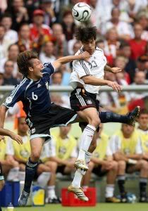 Heinze no jogo Argentina x Alemanha na Copa do Mundo de 2006
