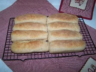 Freshly Milled Whole-wheat Hotdog Buns