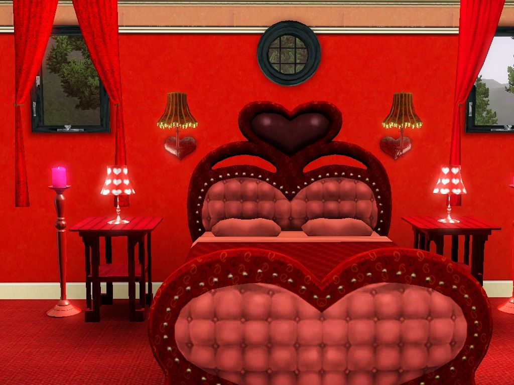 Love themed Bulk Premade EA house is uploaded - The Sims Forums