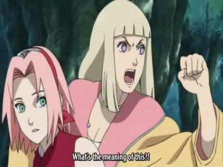 Sakura Haruno and Shion (Naruto Shippuden the Movie 1)