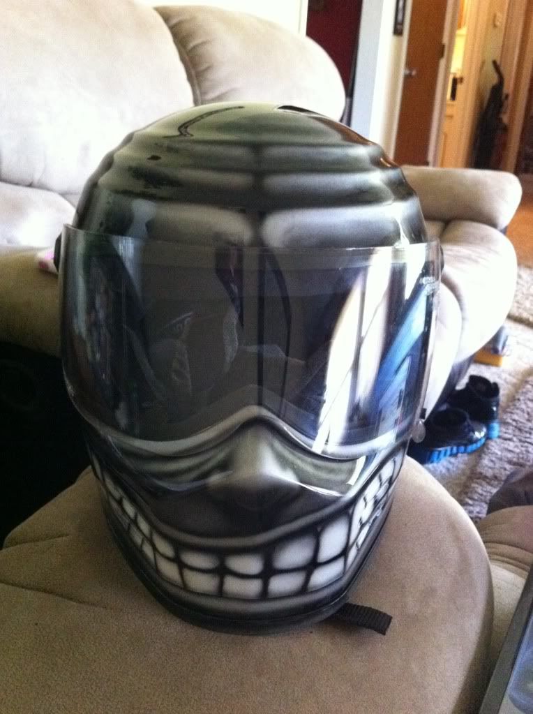 custom simpson helmet
