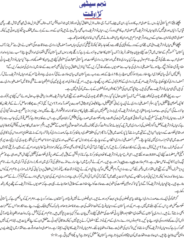 edit003 4 - Kara waqt By Najam Sethi