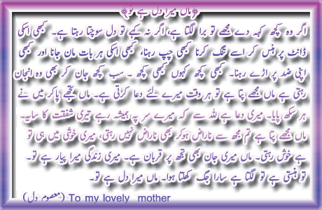 maan mera dil he to - ~!~ Mothers Day Specail Aj Ki Baat 10 May 2008 ~!~