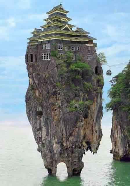 amazing rock house - ~! Picture Of The Day 31 Oct 08 !~