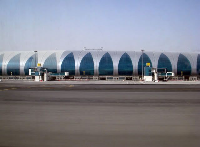 Dubai Airport Terminal 3 Map. The Dubai Airport tower as it