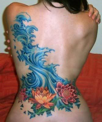 Flower tattoos are most popular among women. The majority of people choose