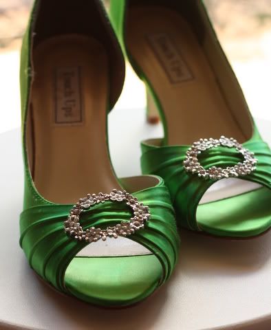 Re: GREEN Wedding Shoes