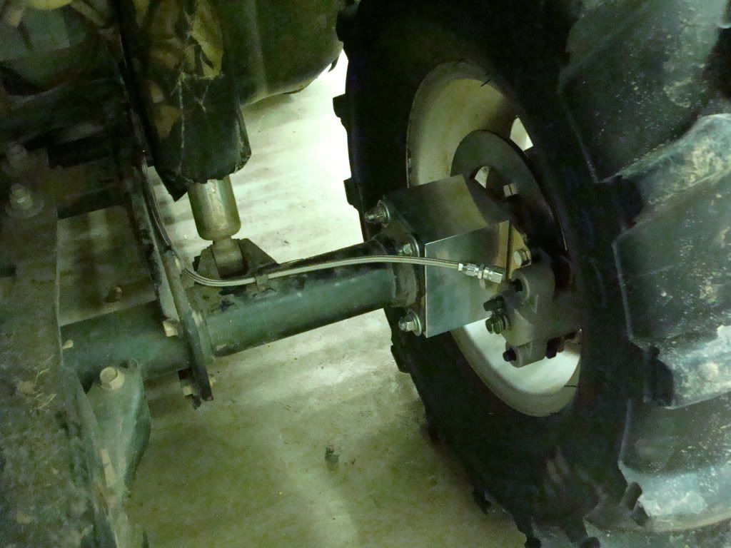 Honda foreman rear disk brake conversion #7