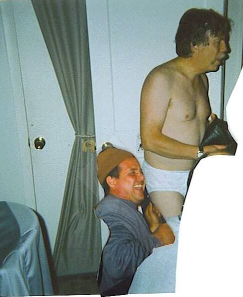 old man backman in underwear Pictures, Images and Photos