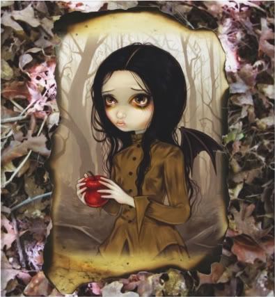 Autumn is My Last Chance gothic fairy Binder binder