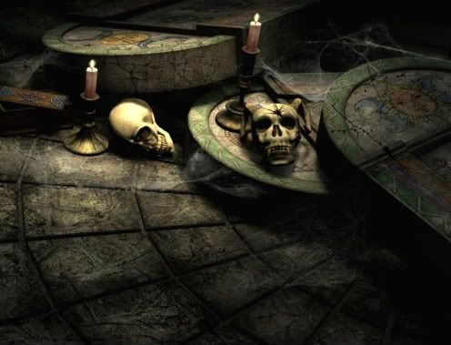 Deaths Domain Gothic Art Postcard postcard