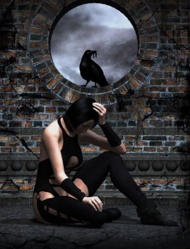 Forgotten Soul Gothic Art Postcard postcard