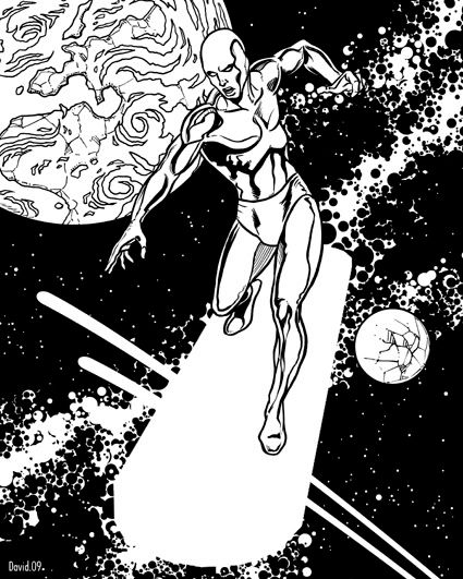 Silver surfer NampB Image