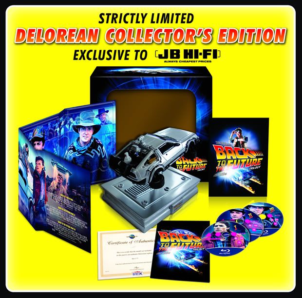 BACK TO THE FUTURE TRILOGY: LIMITED EDITION (DELOREAN PACKAGING) (BLU-RAY)