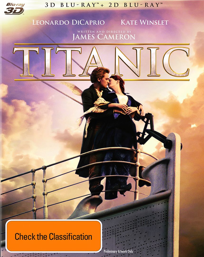 Titanic 3D Blu-ray Cover