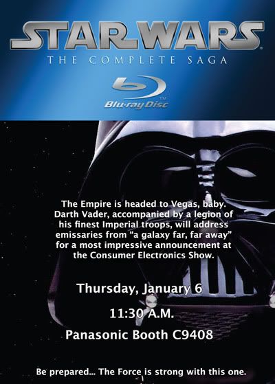 Star Wars Blu-ray Trilogy CES 2011 Announcement