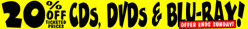 20% Off All Blu-Rays, DVDs &amp; CDs @ JB HiFi