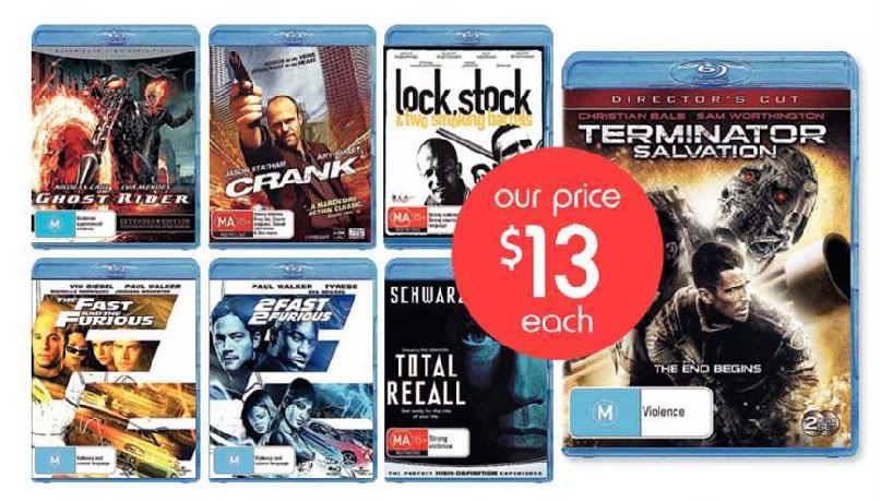 K-Mart Blu-ray Specials - Jan 2011 - $13 Blu-rays