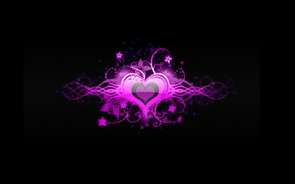 pink heart wallpaper. Purple And Pink Heart