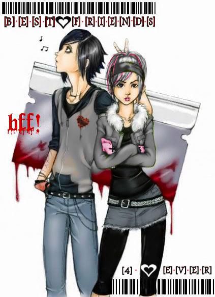 Emo Best Friends Photo by xMidnight_Tempressx | Photobucket