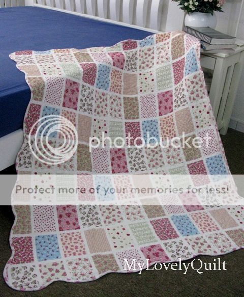 Soft Colourful Patches Baby Cot Crib Quilt Throw   NEW  